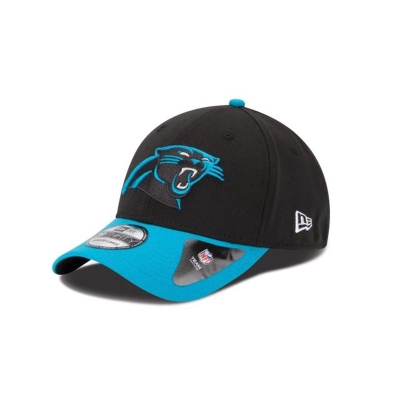 Blue Carolina Panthers Hat - New Era NFL Team Classic 39THIRTY Stretch Fit Caps USA9387125